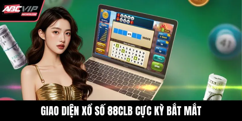 Giao diện xổ số 88CLB cực kỳ bắt mắt