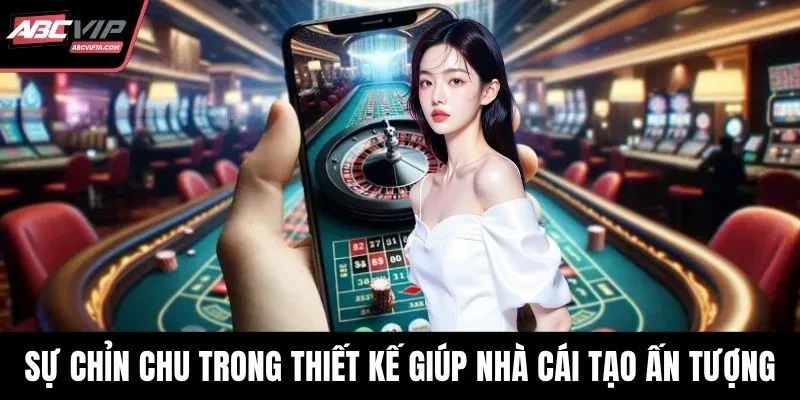 Sự chỉn chu trong thiết kế giúp nhà cái tạo ấn tượng