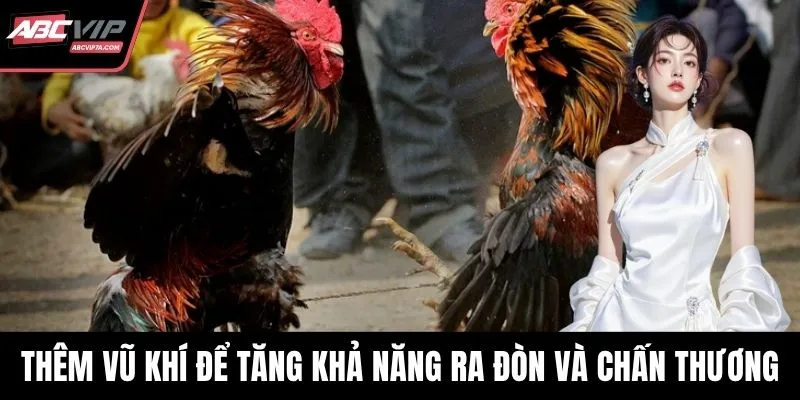 Thêm vũ khí để tăng khả năng ra đòn và tạo chấn thương cho đối thủ
